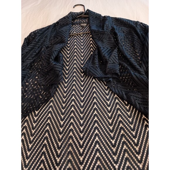 Rafaella Woman Cover Top Plus Size 2X Open Blue - Picture 7 of 10